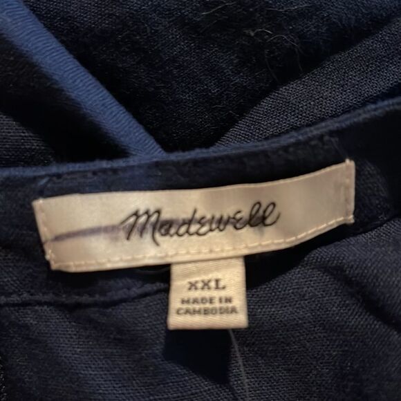 Madewell NWT Tank Mini Dress Size XXL in Classic Indigo - Picture 6 of 7